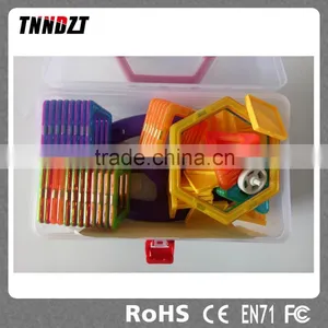 62pcs/box Magnet Construction Toys Set Early Enlighten Educational Toys for Children 3D Magnetic Building Blocks Kid Toys thumbnail-1