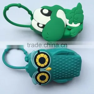 2016 Assorted Colors Cute Cartoon Silicone Neoprene Key Holder thumbnail-1