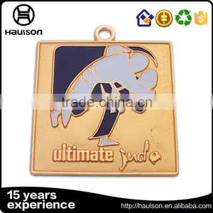 Wholesale Cheap Custom Judo Medal Diecast Zinc Alloy Material Soft Enamel Plating Gold us Medal of Honor thumbnail-1