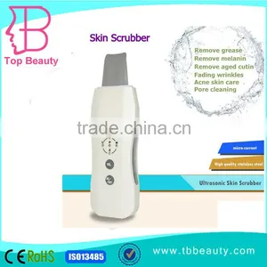Hot Sale Portable Homeuse Ion Ultrasonic Skin Scrubber Device for 2016 thumbnail-1