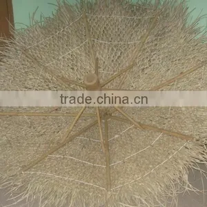 THATCH UMBRELLA/PALM LEAF UMBRELLA/SEAGRASS UMBRELLA - Cheap Price thumbnail-1