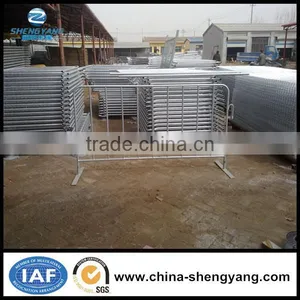 Factory of Galvanized Folding Crowd Control Barrier,metal Can Removable Fence thumbnail-1