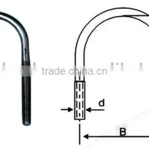 Stainless Steel U Bolt Only(Bolt) thumbnail-1