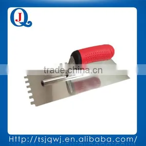 Durable Soft Rubber Handle Stainless Steel Plaster Trowel thumbnail-3