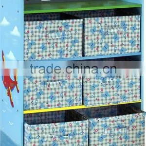 Children Storage Cabinets Children Furniture Wooden Kid Cabinets for Girls and Boys thumbnail-2