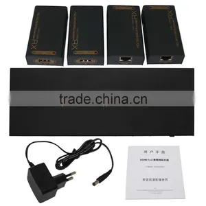 Best HDMI Splitter 1x4 by 2CAT Extend 60M Full HD With Four Receiver (Support 3D)UK thumbnail-5