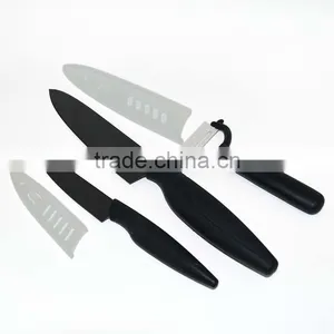 3 Piece Zircon Ceramic Paring Knife, Fruit Knife (4'+6'+slice Kitchen Knife) thumbnail-5