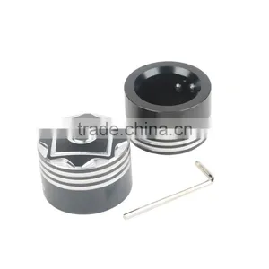 Motorcycle Front Axle Nut Covers For Universal Electra Glide FXD thumbnail-3