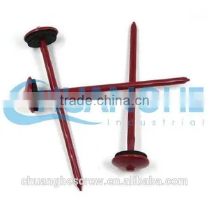 Red Color Head Galvanized Roofing Nail thumbnail-4