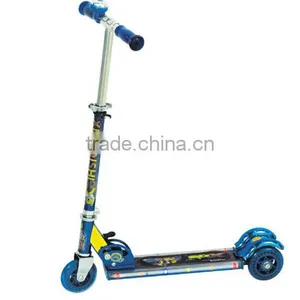 Full Aluminum Laser Wheel With Music Kick Scooter for Children thumbnail-1