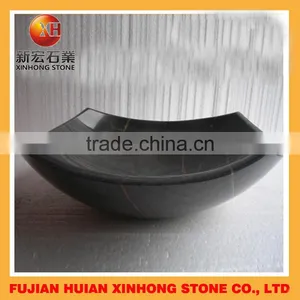 Polished Stone Basin, Stone Hand Washing Sink With Irregular Shape thumbnail-3