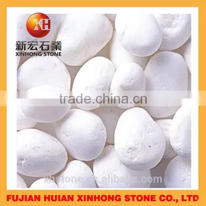 Garden Decorative Pure Snow White Pebble Stone for Hot Sale thumbnail-4