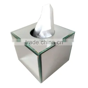Funny Square Glass Mirror Tissue Box thumbnail-1