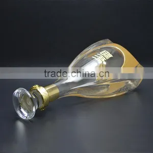 Wine Glass Bottle Vodka/whiskey Bottle Hot Sale Glassware Custom Designed thumbnail-4