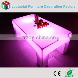 RGBW Color Change Remote Control Long LED Tea/Coffee Table thumbnail-2