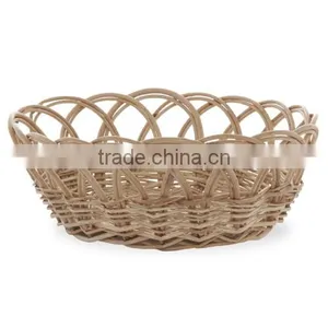 Natural Willow Wicker Bread Baskets for Homeware thumbnail-1