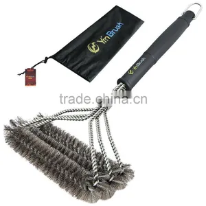 18 Inch Steel Wire Grill Brush, Stainless Steel Cleaning Brush Mat thumbnail-1
