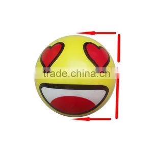 Promtional LED 12 Emoji PVC Child Toys Bouncing Balls thumbnail-2