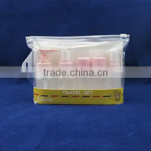 6pcs Plastic Travel Bottle Set Transparent Travel Bottle Kit thumbnail-1