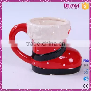 Personalized Shoe Design Ceramic Christmas Mug thumbnail-3