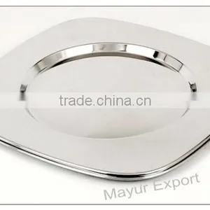 Stainless Steel Square Charger Plate thumbnail-1
