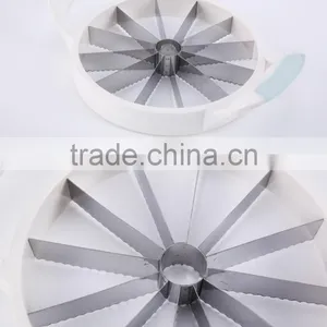 2015 Newest Fruit & Vegetable Tools 12 Slices Stainless Steel Watermelon Slicer Melon Slicers thumbnail-1