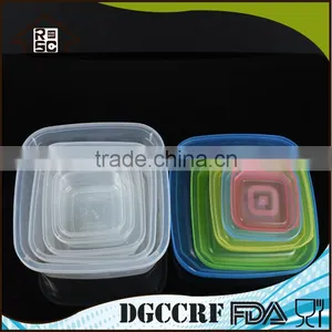 NBRSC Strict Quality Checked Grain Food Storage Container Plastic Lunch Box With Lid Plastic Storage Container thumbnail-3