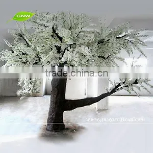 BLS064 GNW Big Fiber Glass Trunk Artificial Cherry Blossom Tree Wedding Mandap Decoration White Color thumbnail-1