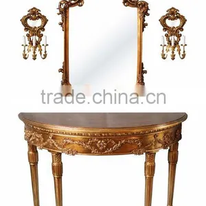 Home Decoration Half Moon Console Tables in Set thumbnail-5