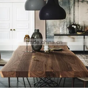 Momoda High_end Italian Modern Furniture Personal Customization 2.4M Big Size Solid Wood Dining Set Contemporary Dining Table thumbnail-2