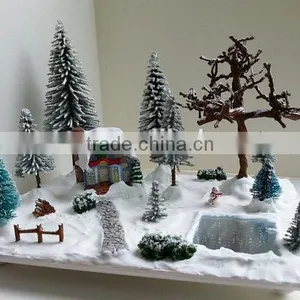 Miniature Christmas Village Scene - Miniature Christmas Vignette thumbnail-1