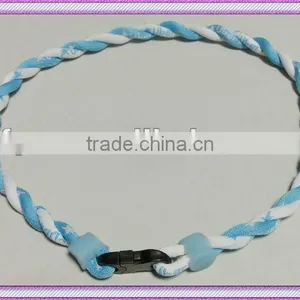 Weave Titanium Rope Necklace,nylon Rope Necklace for Sport thumbnail-1