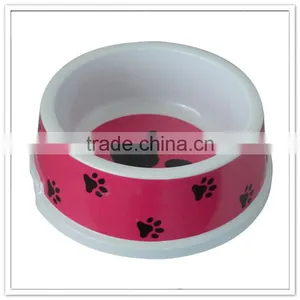Promoted Plastic per Bowl With Rubber Ring, Personalized Melamine Dog Bowl thumbnail-3
