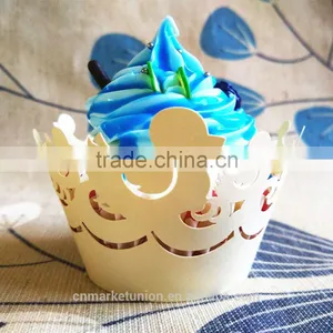 Colored Paper Cupcake Wraps Food Containers Cakes Cups Cupcakes Wraps thumbnail-1