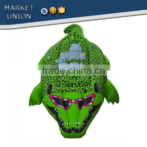 Kids Seabeach Toys Inflatable Crocodile Toys,animal Shape Air Mattress,inflatable Bouncer Outdoor Swimming Pool Summer Toys thumbnail-1