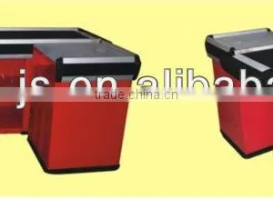 Supermarket Checkout Counter With Conveyor Belt thumbnail-1