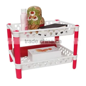 Storage Plastic Shelf Kitchen Countertop Shelf Kitchen Shelves thumbnail-1