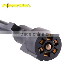 S30076 Trailer Light Plug Wire Harness 7 Way RV Cord Connector Camper Tow Hitch thumbnail-2