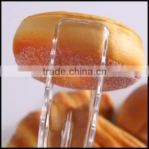 9 Inch High Quality PC Serving Tongs Wholesale/OEM Orange Color Plastic Serving Tongs/salad Tongs Manufacturer thumbnail-3