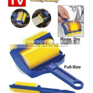 Hot Dog Cat Sticky Buddy Reusable Schticky Lint Roller Pet Hair Remover thumbnail-2