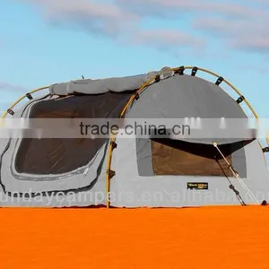 Roof Camping Soft Floor Fiberglass Poles Double Swag Tent thumbnail-2