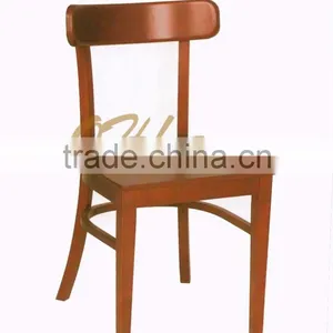Wholesale Restaurant Solid Wood Seat Dining Restaurant Coffee Chair thumbnail-2
