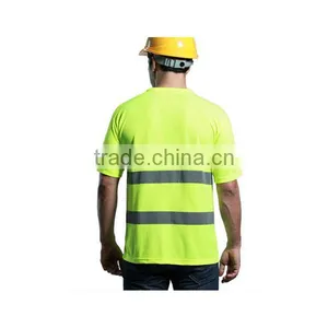 Polyester Mesh Fabric Reflective T Shirt Wholesale thumbnail-4