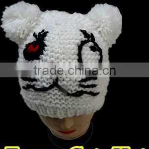 Cute Cat Hats Baby Crochet Hats thumbnail-1