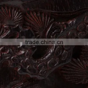 Chinese Unique Wooden Carving Pencil Vase Brush Pot Handicraft thumbnail-5
