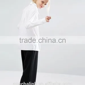 Best Selling Ladies Organic Cotton Office Shirts OEM Service thumbnail-4