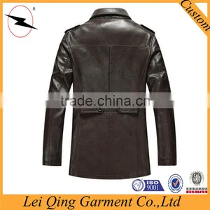 2016 Fashion Leather Winter Man Jacket thumbnail-2