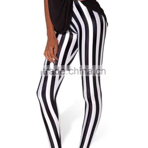 Chinese Factory Custom Design Yoga Pants Gym Wear Girls Yoga Pants Sublimated Surface Leggings thumbnail-2