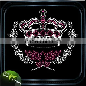 Latest Rhinetone Transfer Crown Motifs ,fashion Strass Transfers thumbnail-1