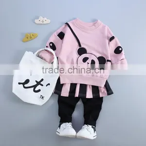 2016 Autumn Baby Girl Clothing Set Wholesale Children's Boutique Clothing thumbnail-6